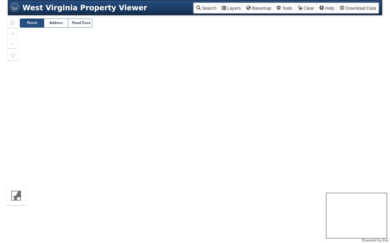 Wood County parcel maps in the WV Property Viewer